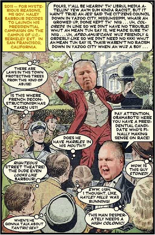 2011: Haley Barbour Announces He’s Running for President in San Francisco?