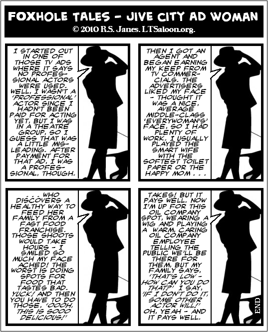 FOXhole Tales – Jive City Ad Woman
