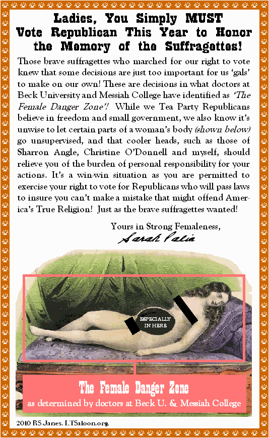 Sarah Palin On ‘The Female Danger Zone’