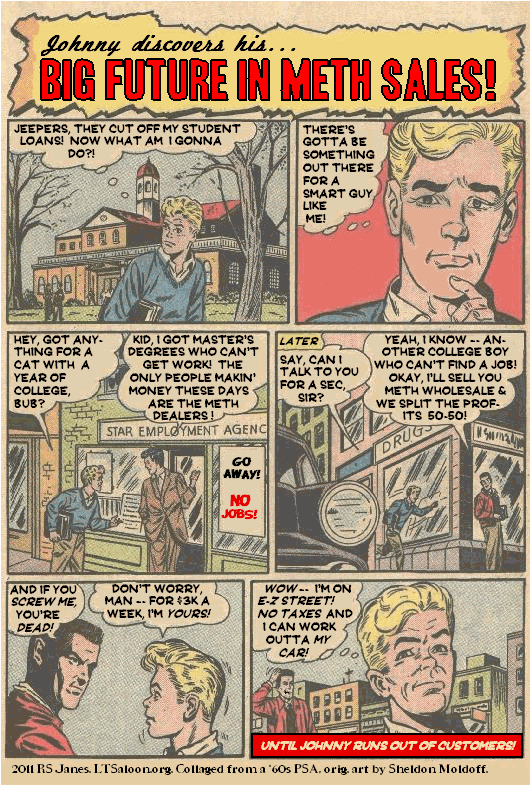 Johnny Discovers His Big Future in Meth Sales