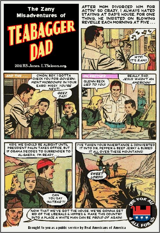 Teabagger Dad Comics