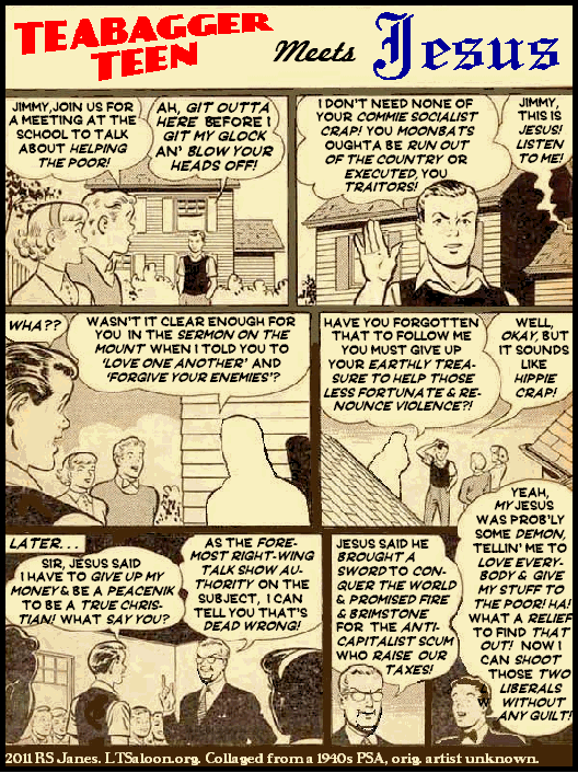 Teabagger Teen Meets Jesus