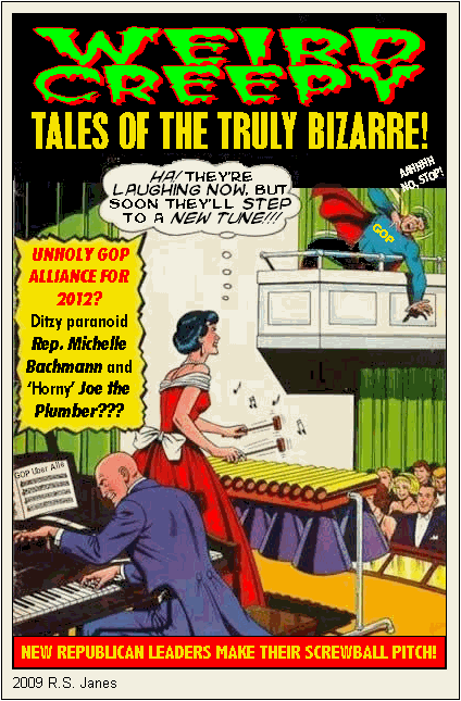 Cartoon: Bachmann-Plumber Overdrive
