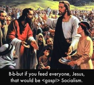 Teabagger vs. Jesus