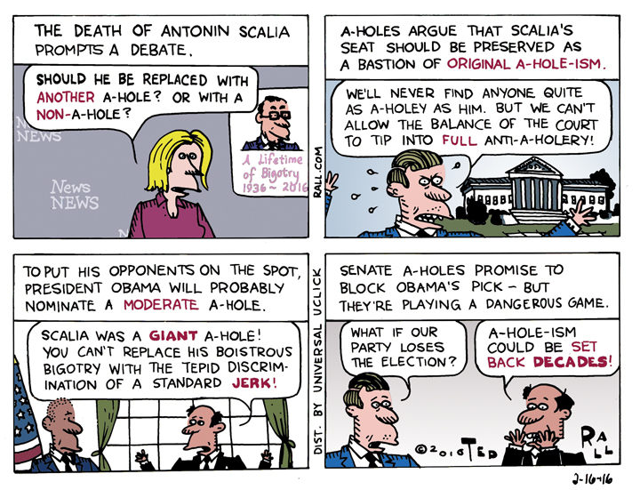 The death of Justice Antonin Scalia has triggered a political battle between conservatives who want another constititional originalist to replace him and Democrats who want President Obama to nominate a liberal in order to change the balance of the Supreme Court.