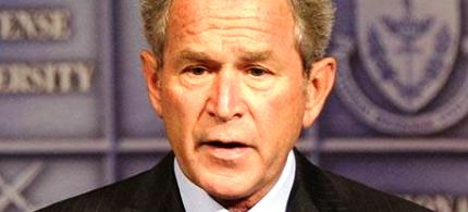 Former president George W. Bush. (photo: Getty Images)