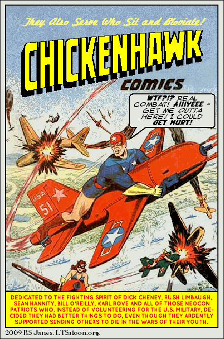 Cartoon Chickenhawk Comics